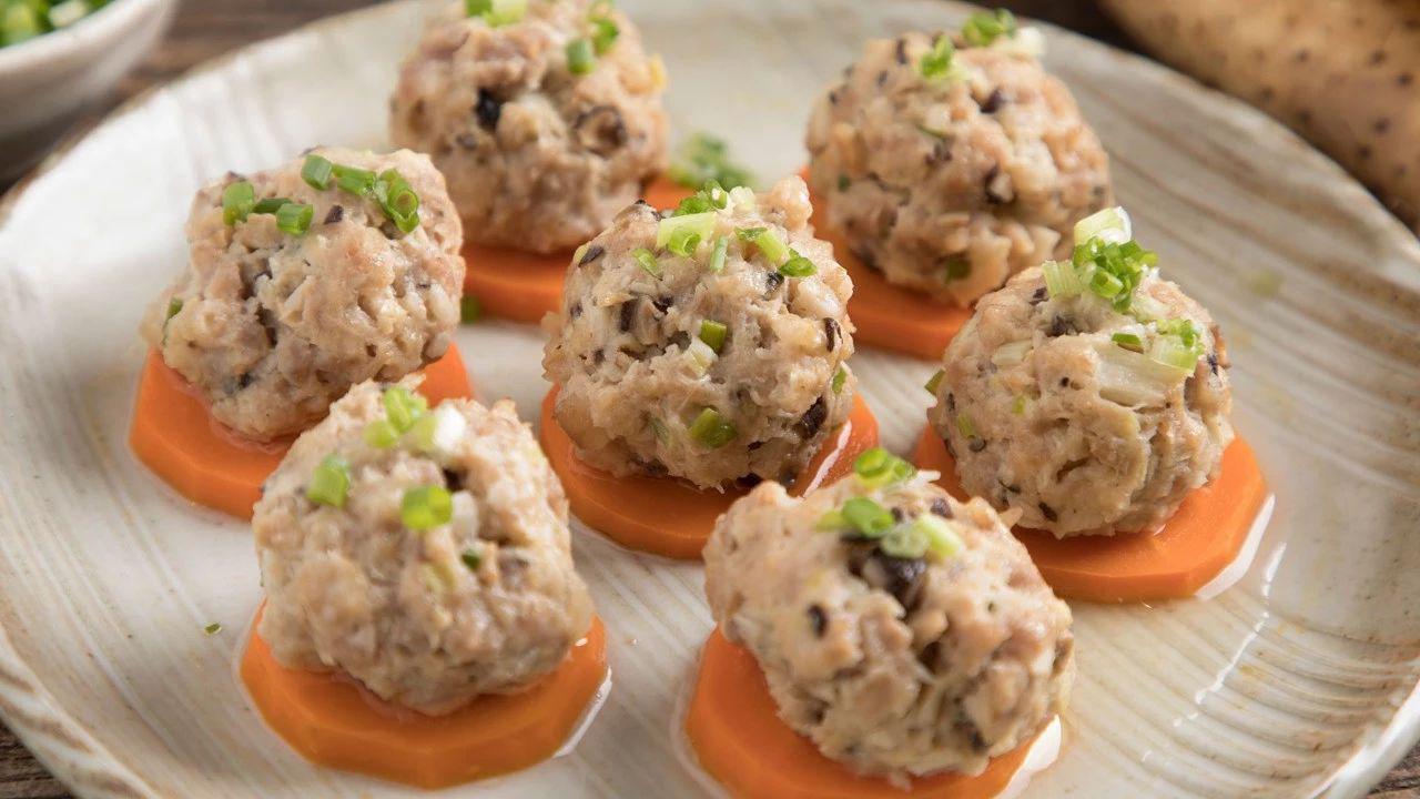 教你营养好吃的山药肉丸子,美味下饭又营养丰富,让你能大饱口福