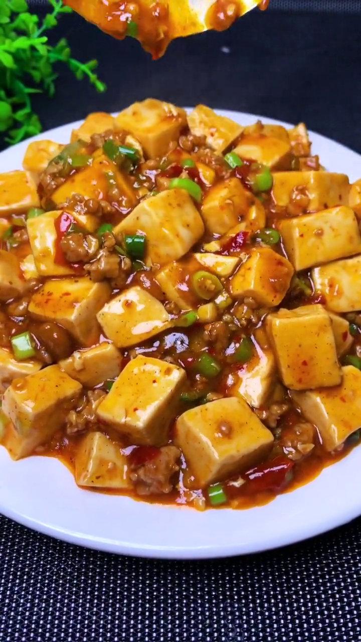 简单超下饭的麻婆豆腐,学会它,三碗米饭不够吃