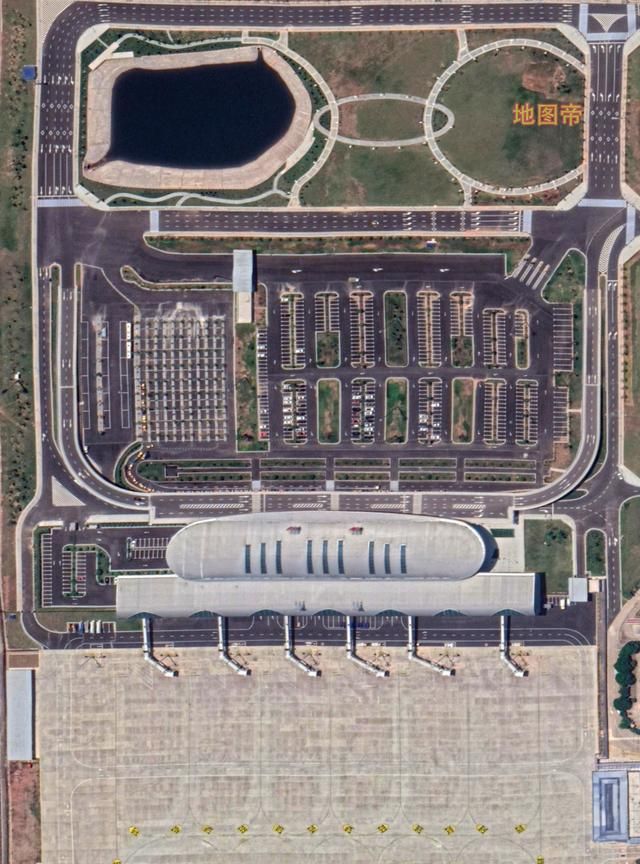 航拍赣州黄金机场江西省第二大机场