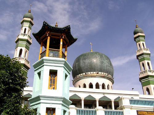 青海省内规模最大历史最悠久中国四大清真寺之一东关清真寺