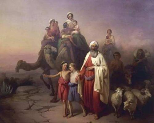 犹太人的祖先是古希伯来人,因为地理环境等自然原因,他们不断寻找着