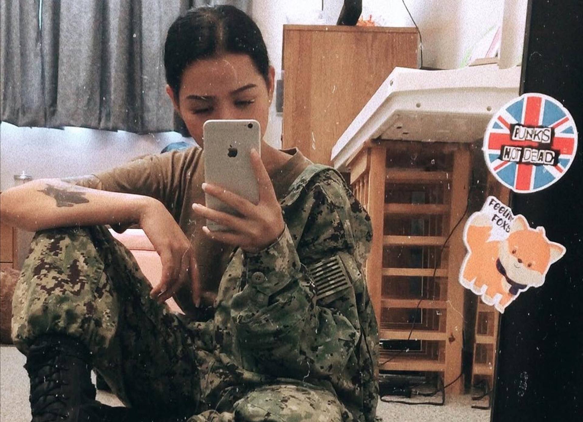 知名网红纹身酷似"日本军旗",还被扒曾在海外服过兵役