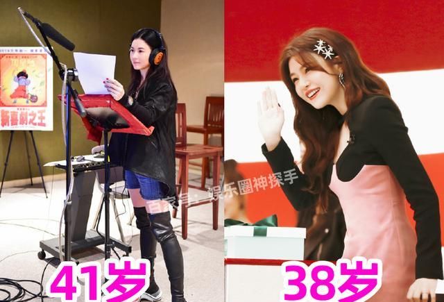 对比霸气的那英,"甜歌皇后"杨钰莹则温柔得多,对其他姐姐也是各种夸奖