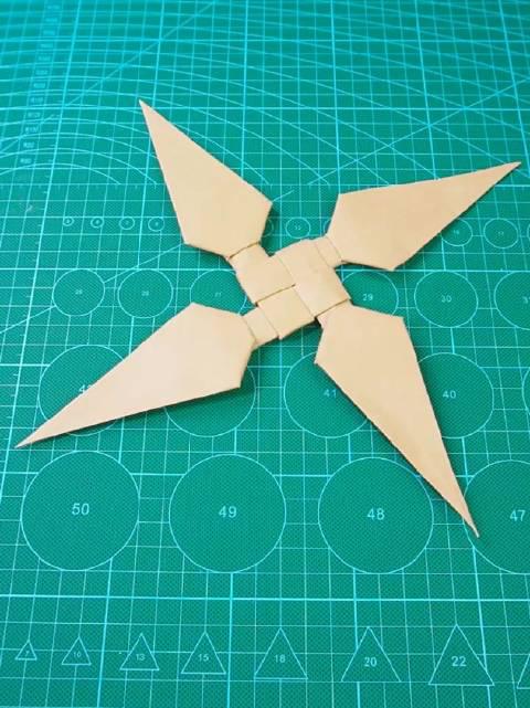 最强折纸飞镖,苦无手里剑!火影见了头上全是问号