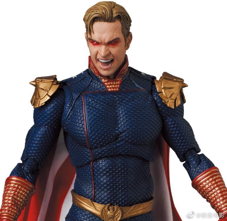 mafex 《黑袍纠察队》祖国人手办(no.151),三款表情头雕