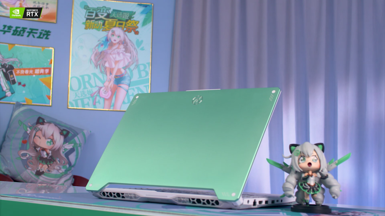 设计美学打造出更高颜值的精巧机身,搭载nvidia03 geforce rtx64