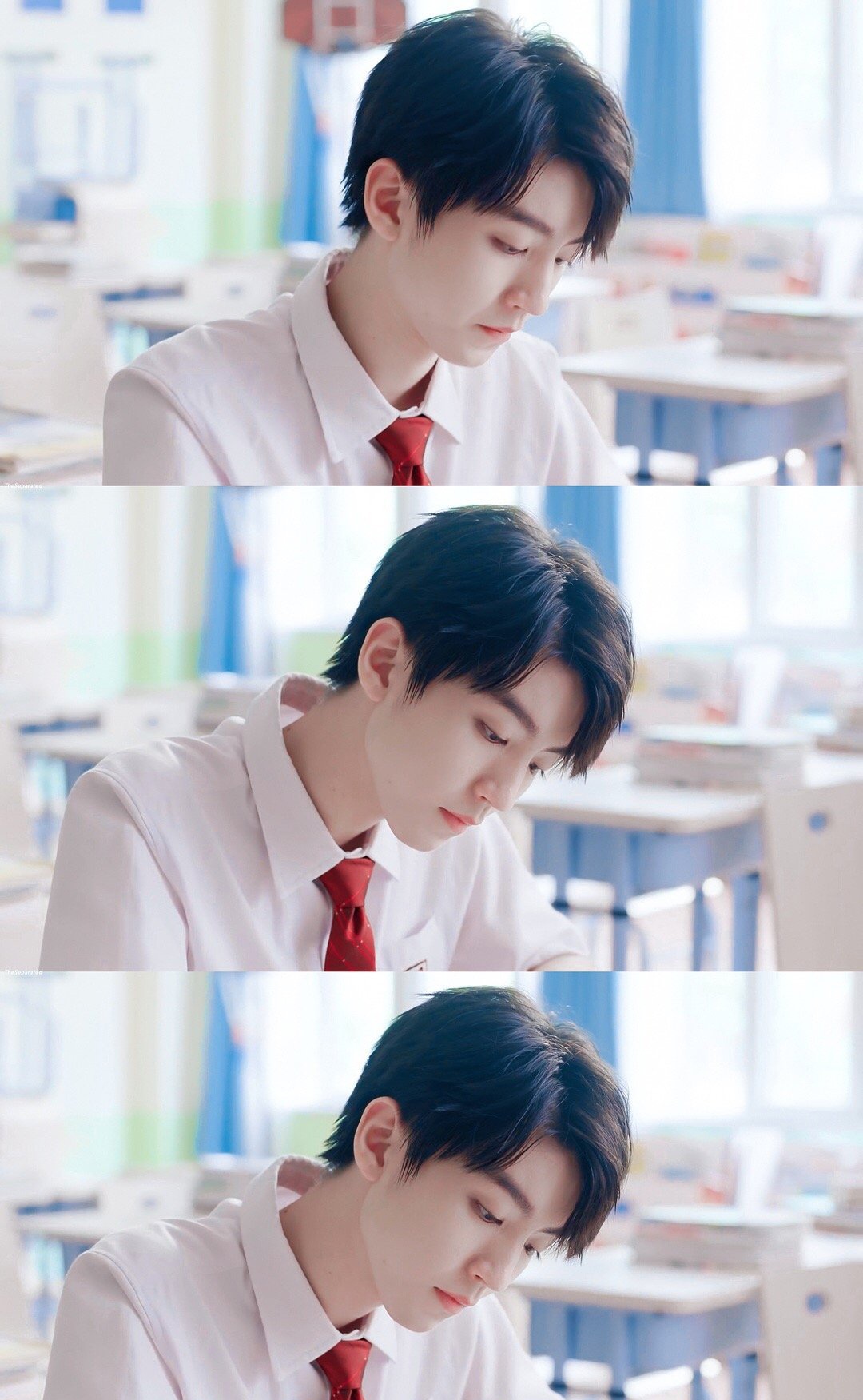 王俊凯身穿校服的样子真的是好阳光,好温暖,好帅气啊!