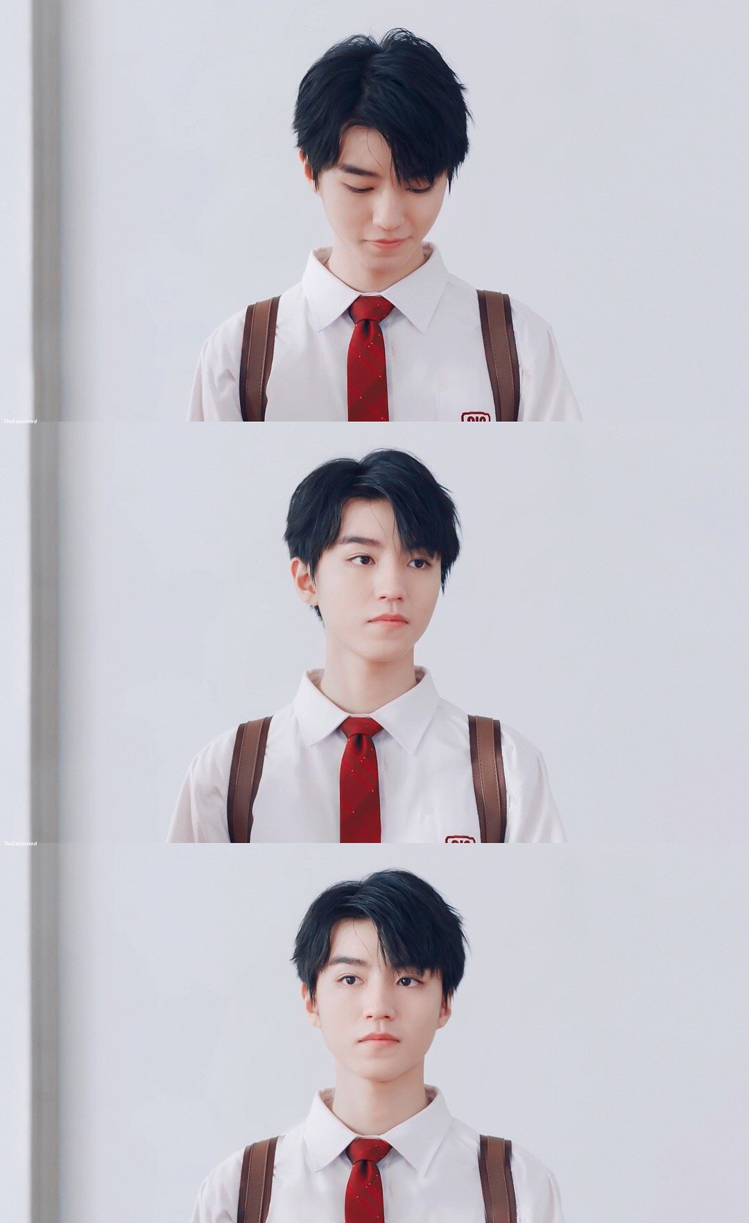 王俊凯身穿校服的样子真的是好阳光,好温暖,好帅气啊!