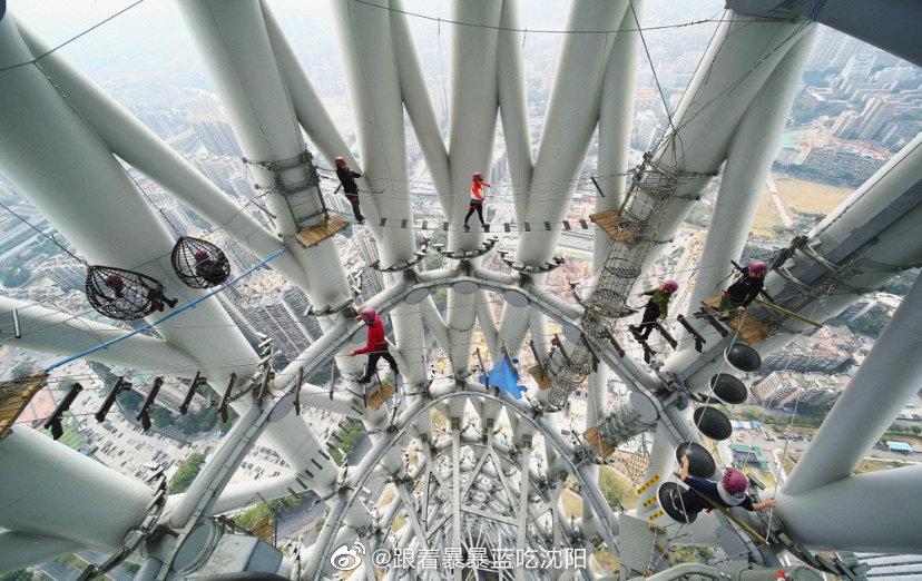 广州塔的全国最高镂空步道
