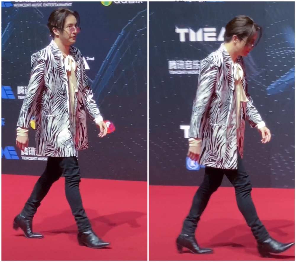 薛之谦怎么了?穿紧身皮裤尖头高跟鞋 这么打扮到底好看在哪?