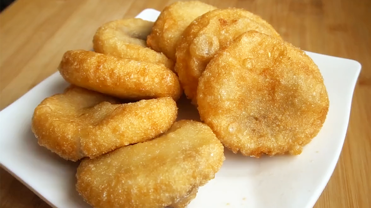 油炸糕不要直接下锅,教你一招,外酥里软不吸油,吃着不油腻