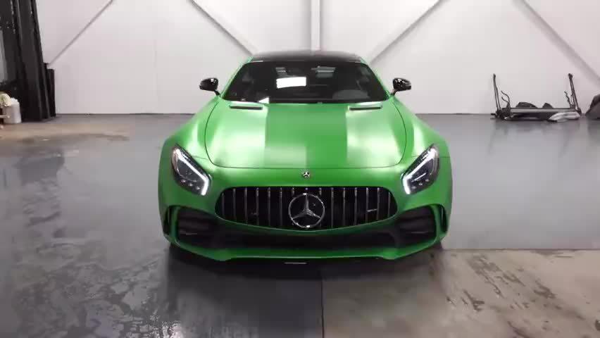 奔驰AMG GTR,这样的绿魔你难以拒绝!_新浪新闻