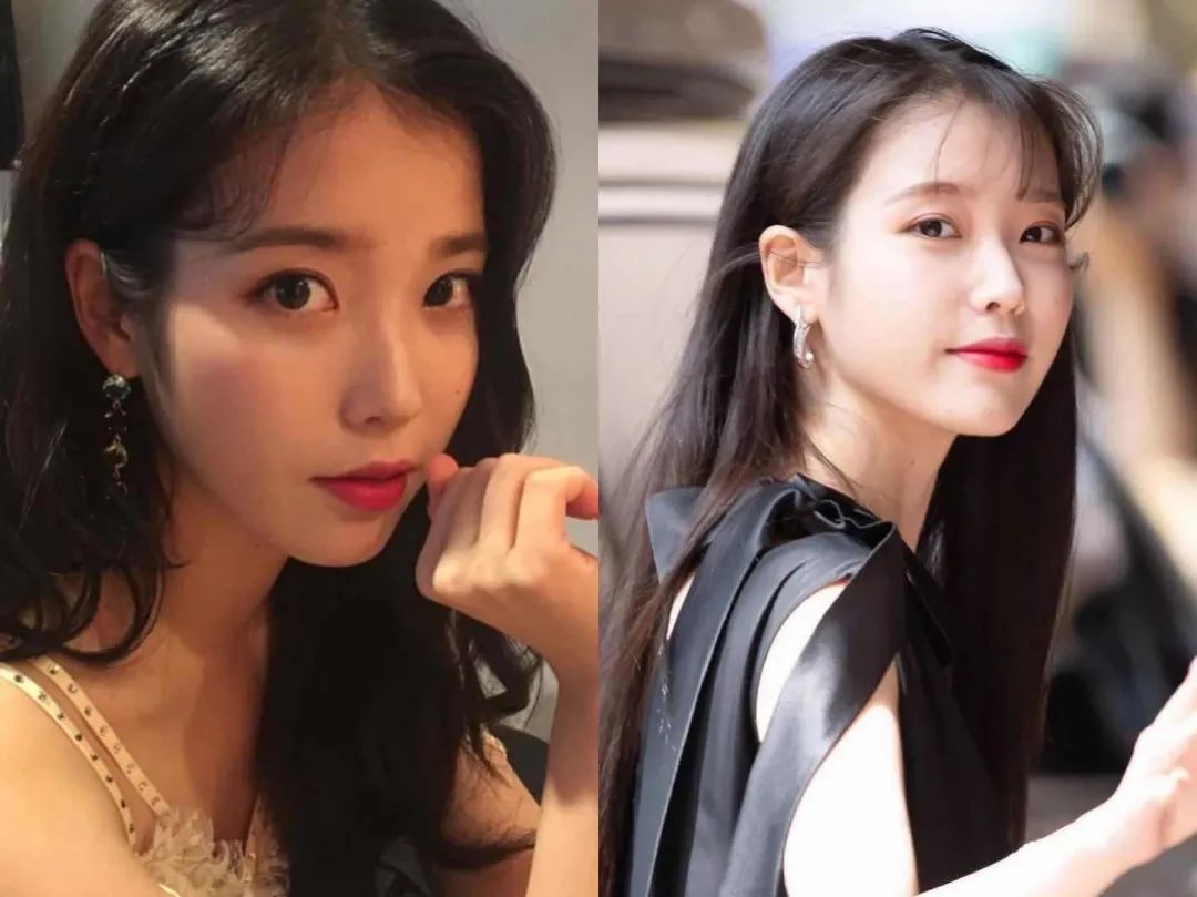 按理来说iu的五官并不算惊艳,不同于很多其他idol的现象级美貌,她的