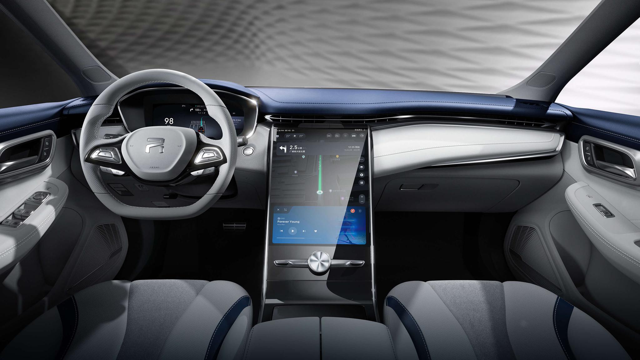 4英寸的超大竖式中控屏,将集成斑马智行venus2.