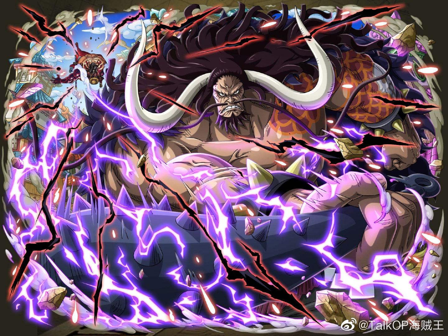 超高分辨率版本的海贼王宝藏巡航之锁链和凯多