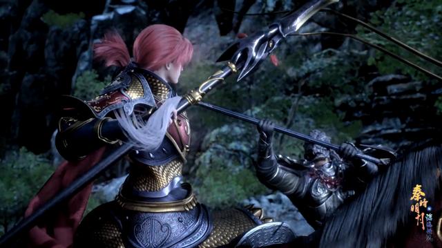 怒豹还嘲笑龙且是亡国之将,却没想到自己会折损于对方枪下,钟离眛在旁