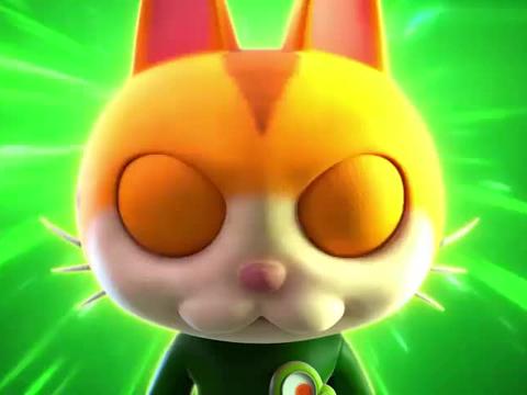 奇趣特工队:闪电猫真厉害,自己一个人斗劫匪,一打三的战斗