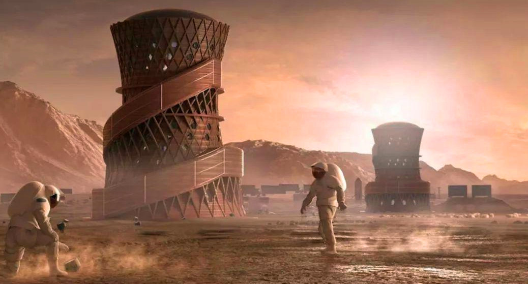 这不是科幻第一座火星城市规划图出炉100年后或可移民