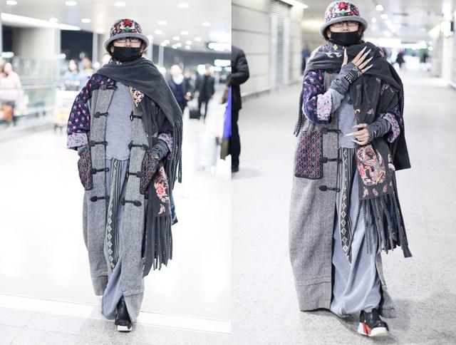 杨丽萍真是不显老穿百家衣不显俗气年过60保养得像少女