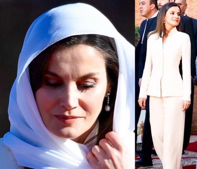 西班牙王后莱蒂齐亚穿西装,年轻时喜欢粗花呢!现在偏爱成熟风