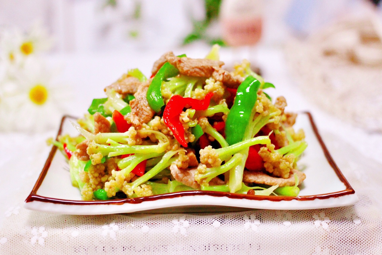 菜花炒肉不爱入味牢记1点菜花香味浓郁一次吃两碗饭不够