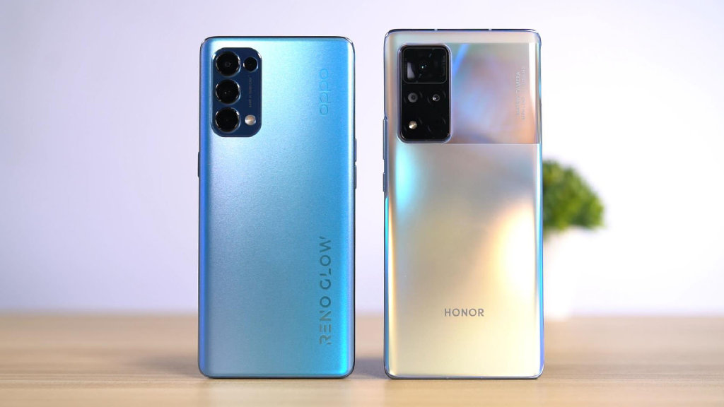 荣耀v40和reno5pro谁更受颜党青睐答案竟一面倒