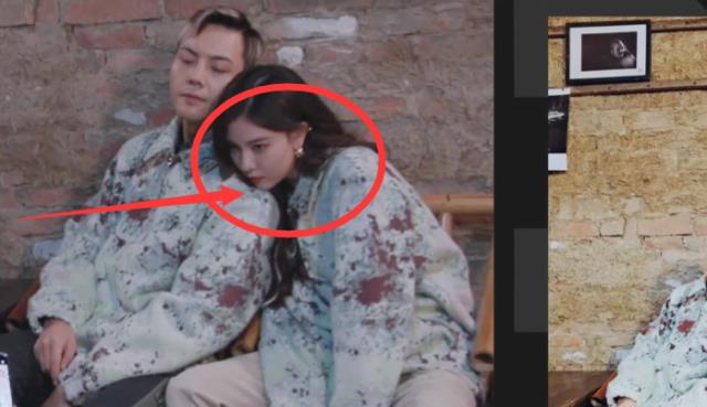宋妍霏把口红蹭在陈伟霆肩头,谁注意男方的反应,网友瞬间炸锅