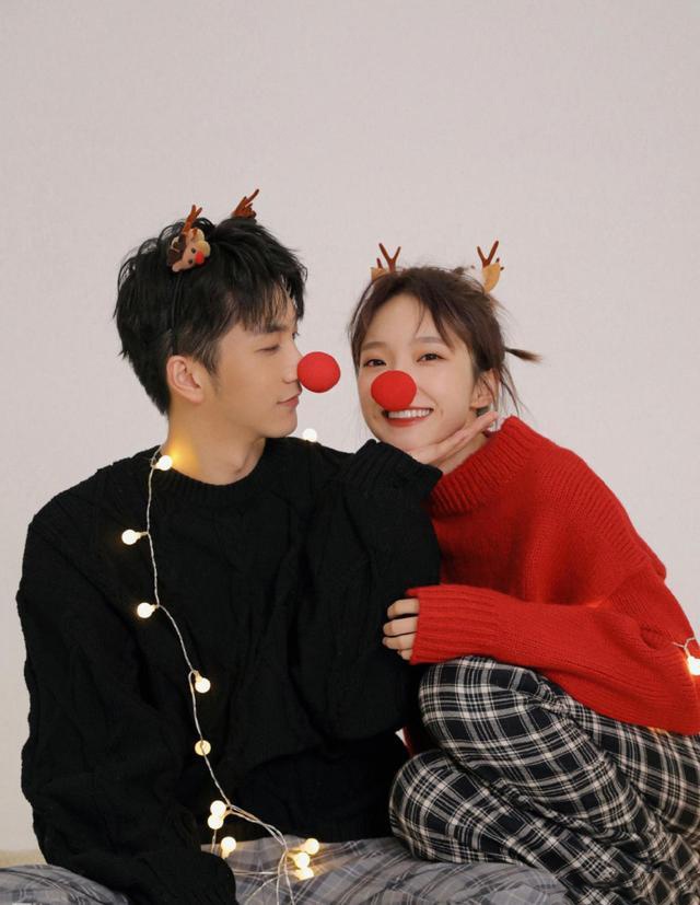 奇闻cp分享超喜庆合照赵琦君颜值变化明显凯雯的红裙有故事