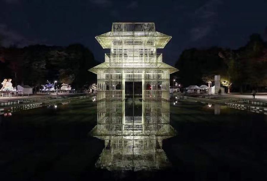 大卷伸嗣在东京上野公园的公共艺术作品，2017