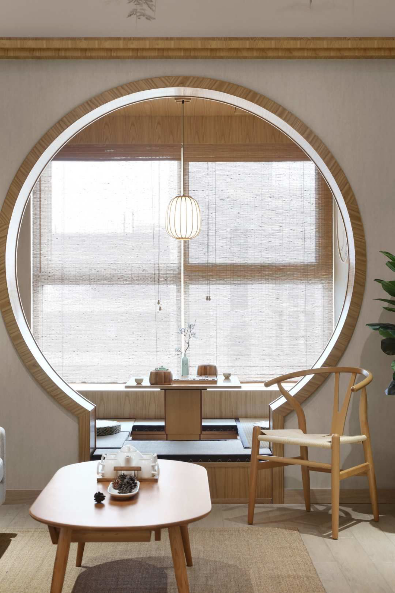 108平日式禅意宅院,温润木作带来舒雅表现