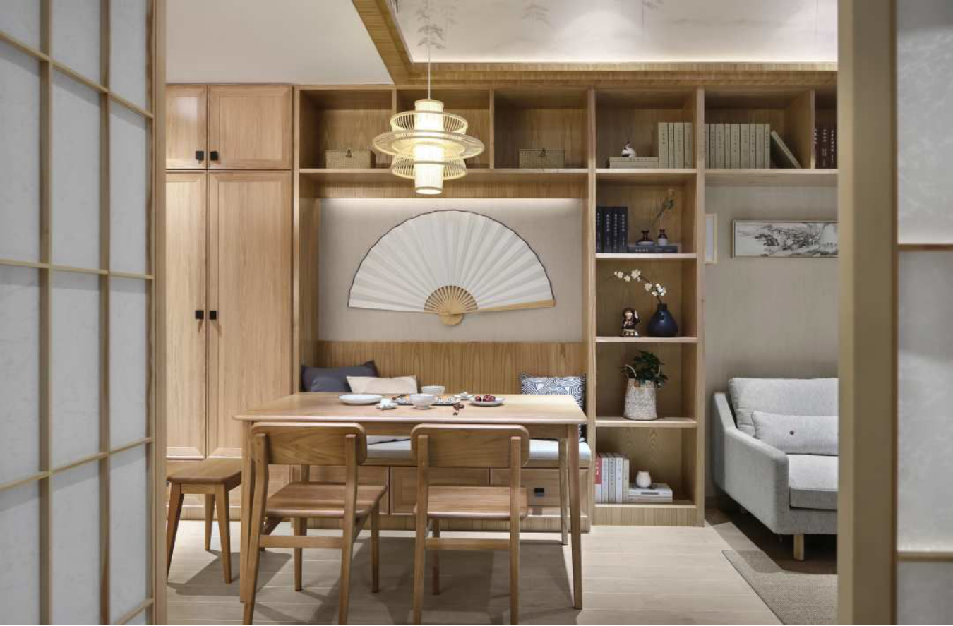 108平日式禅意宅院,温润木作带来舒雅表现