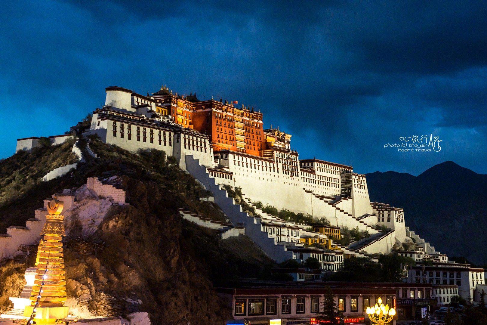 布达拉宫经典拍照机位