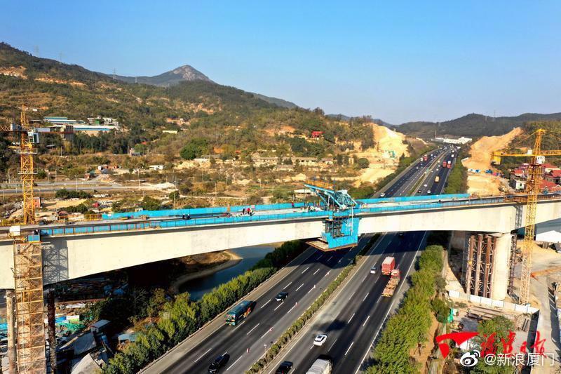 福厦高铁最长桥梁西溪特大桥连续梁合龙