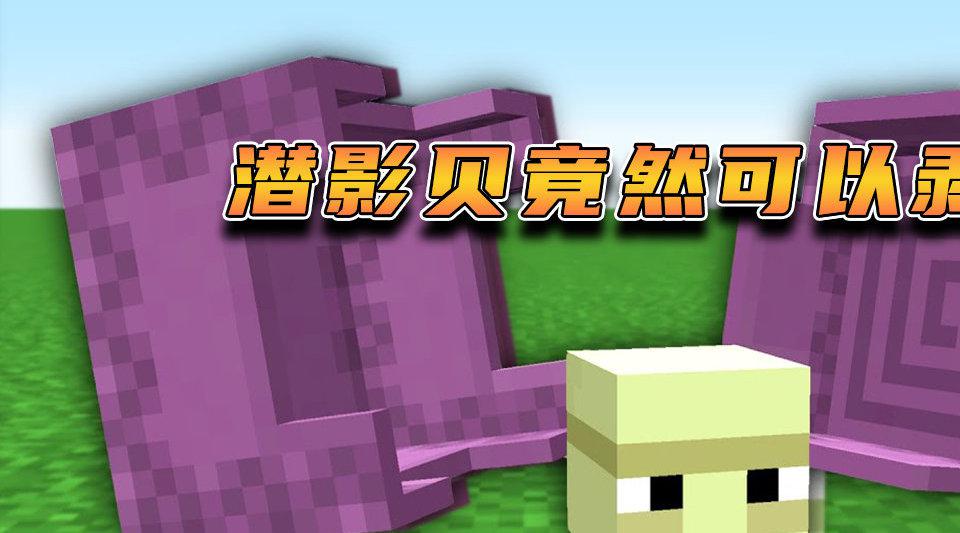 蓝少我的世界:潜影贝竟然还能剥壳!