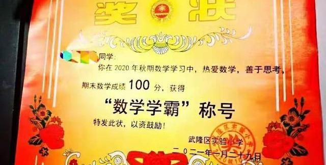 数学学霸奖绿化积极分子吃饭干净奖你见过生活自理标兵奖吗?