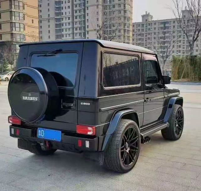 山东车友花34万买05款奔驰g270d又15万换巴博斯套件