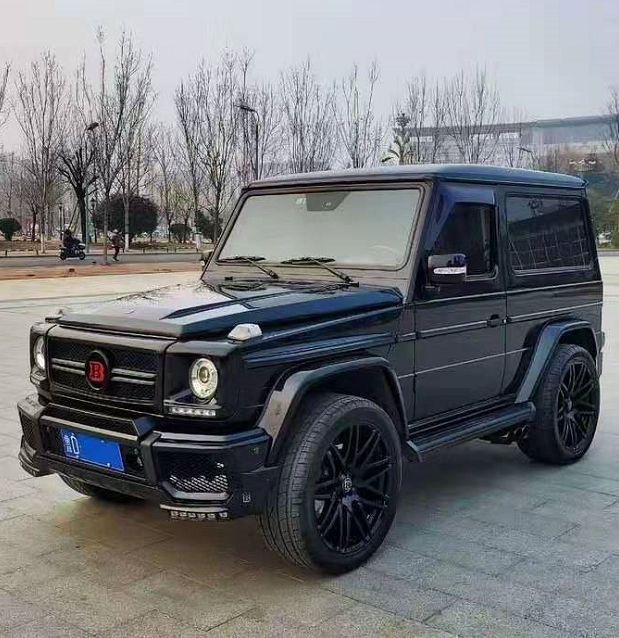 山东车友花34万买05款奔驰g270d又15万换巴博斯套件