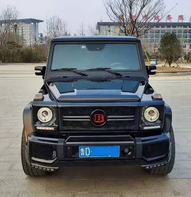 山东车友花34万买05款奔驰g270d又15万换巴博斯套件