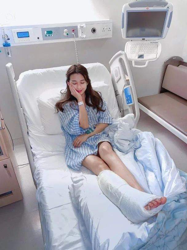 乐极生悲tvb落选港姐骑车受伤右脚筋断裂立即入院做手术驳回