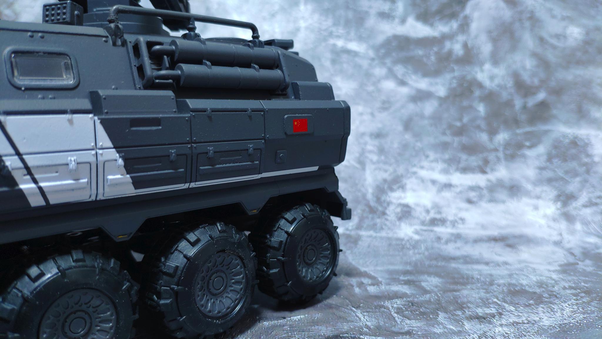 末世科幻流浪地球正版车模cn171装甲运兵车火力全开