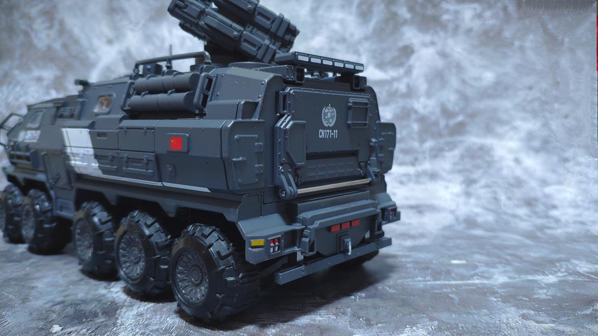 末世科幻流浪地球正版车模cn171装甲运兵车火力全开