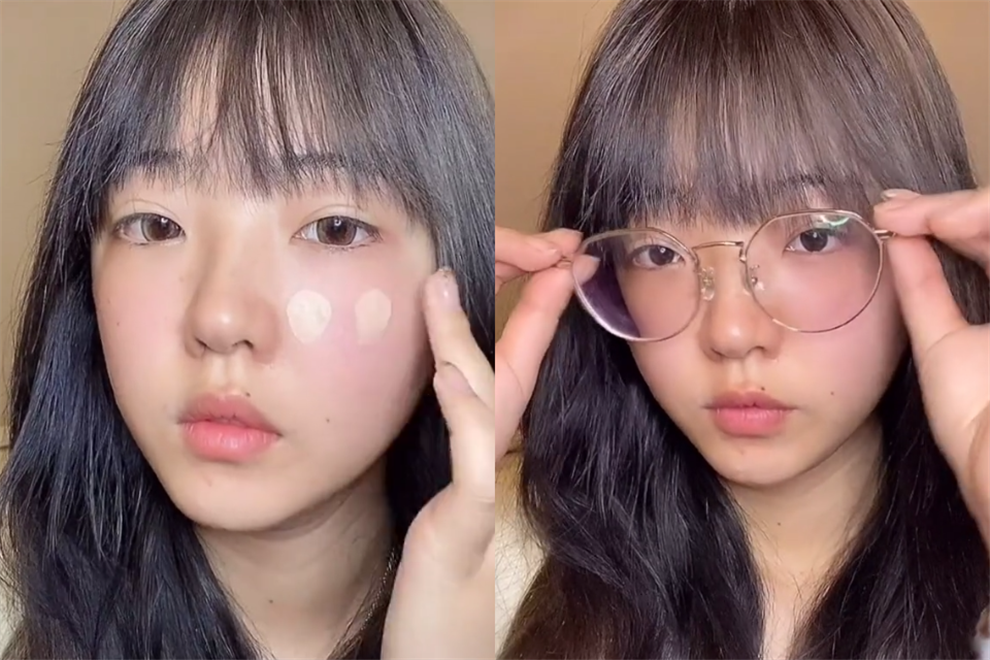 网红郝一点生活照走红,真人与网图差距明显,千万粉小娇妻也就这