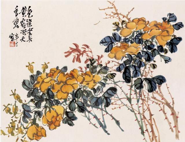 京派绘画的代表人物陈半丁先生精品花鸟画作品欣赏