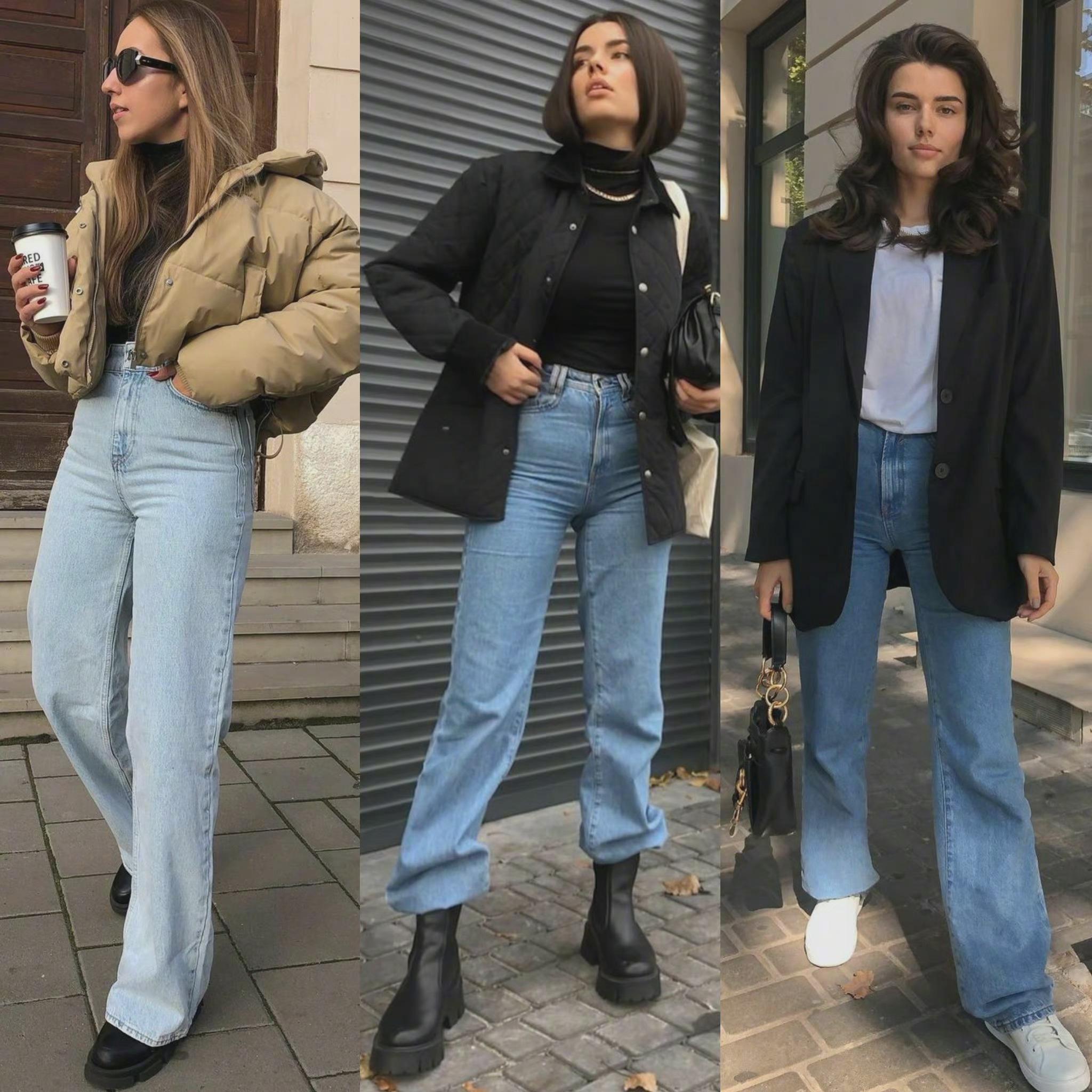 俄罗斯时尚博主的冬日出街穿搭合集