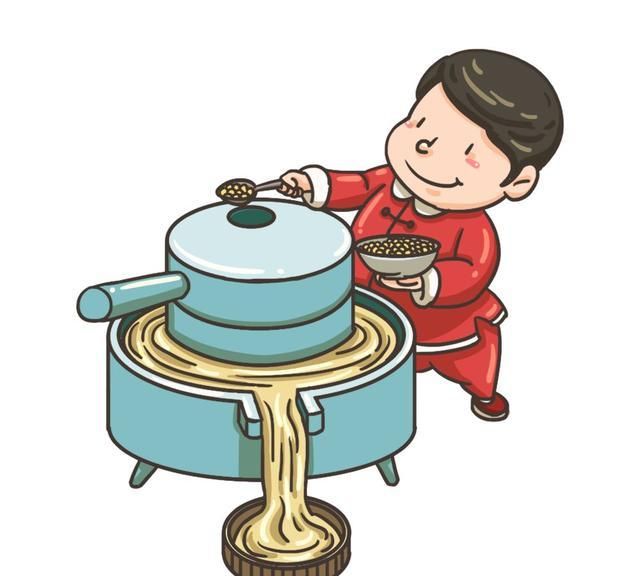 人们到了腊月二十五便忙活起来,将浸泡过的黄豆,用石磨磨碎,揉沫过箩