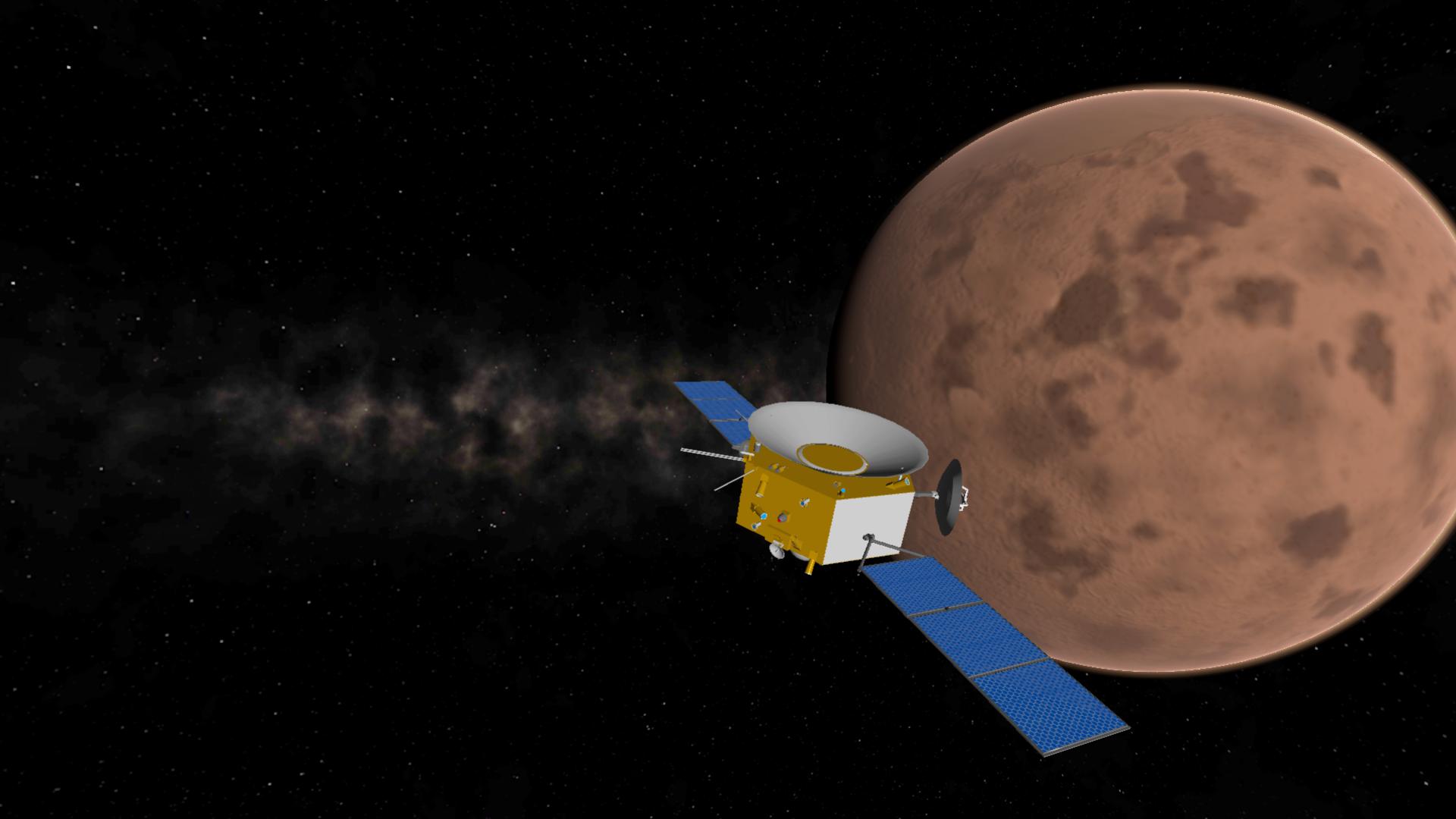 天问1号拍摄的火星照片为什么是黑白的不能拍彩色吗