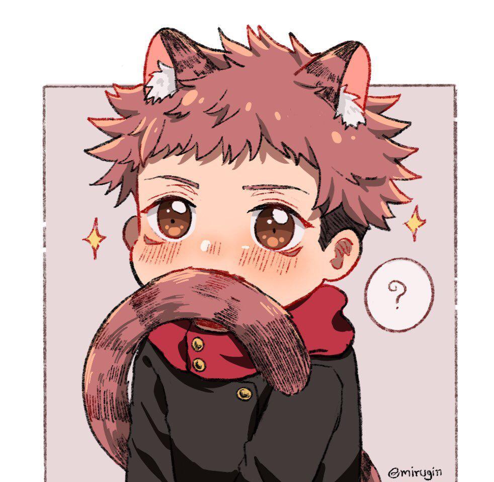 呜呜呜呜呜呜虎子太可爱了萌哭我了 twi:mirugi11|可爱|虎杖|咒术