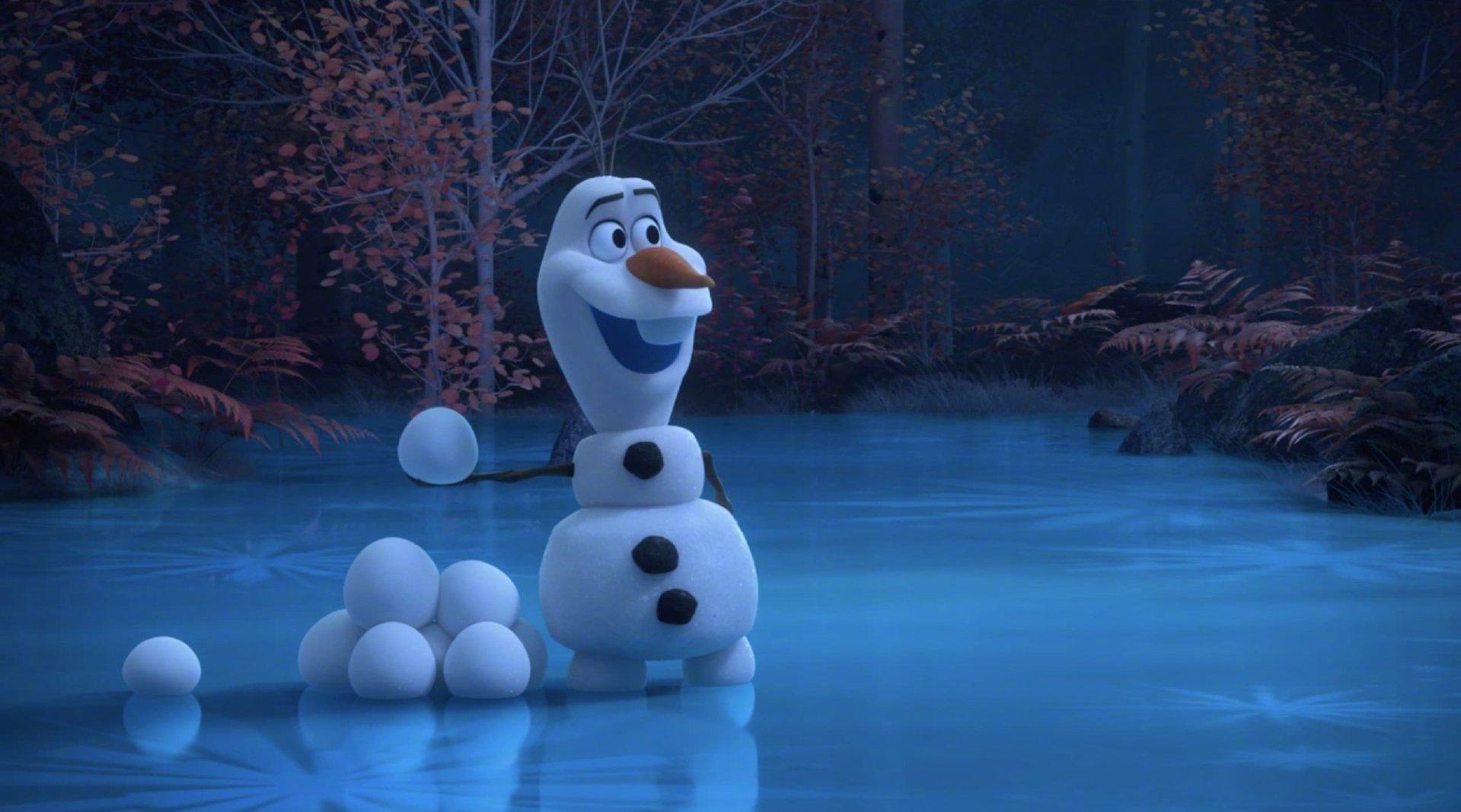 迪士尼动画推出冰雪奇缘20集衍生短剧athomewitholaf首集funwithsnow