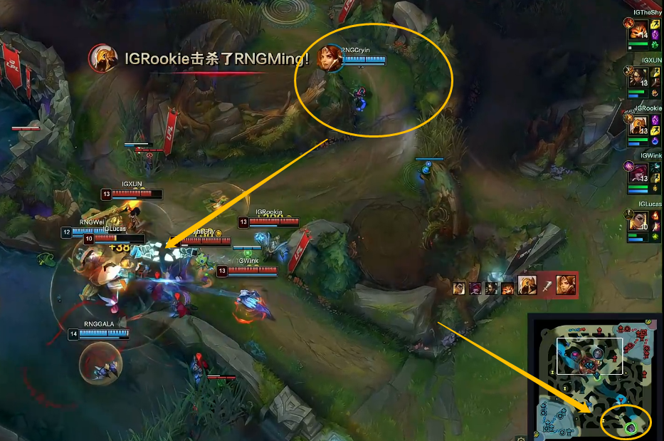 ig不敌rng,theshy纳尔失误上热搜!微笑:真的就离谱