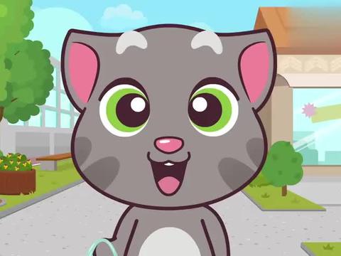 汤姆猫家族:汤姆真棒啊,还帮安吉拉挂相框,安吉拉真幸福